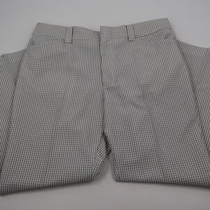 Levi's Panatela Trousers Mens 31x30 White Blue Red Plaid Check Vintage 70s Rare